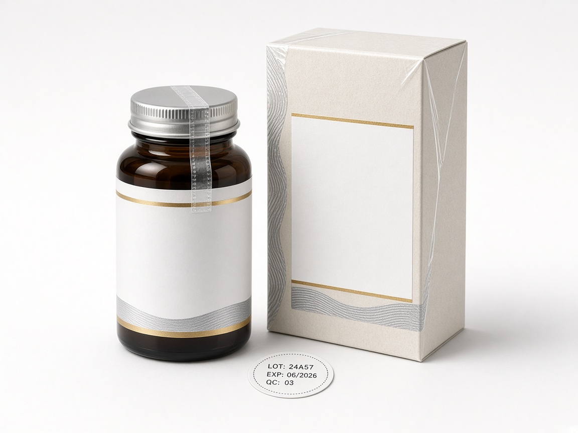 Etiqueta y estuche personalizados para marca blanca